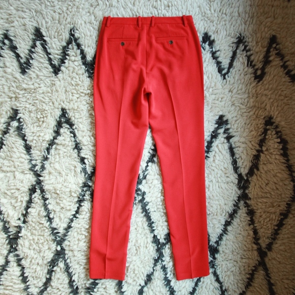 Madewell Tailored Trousers in Blood Orange - Picture 5 of 7